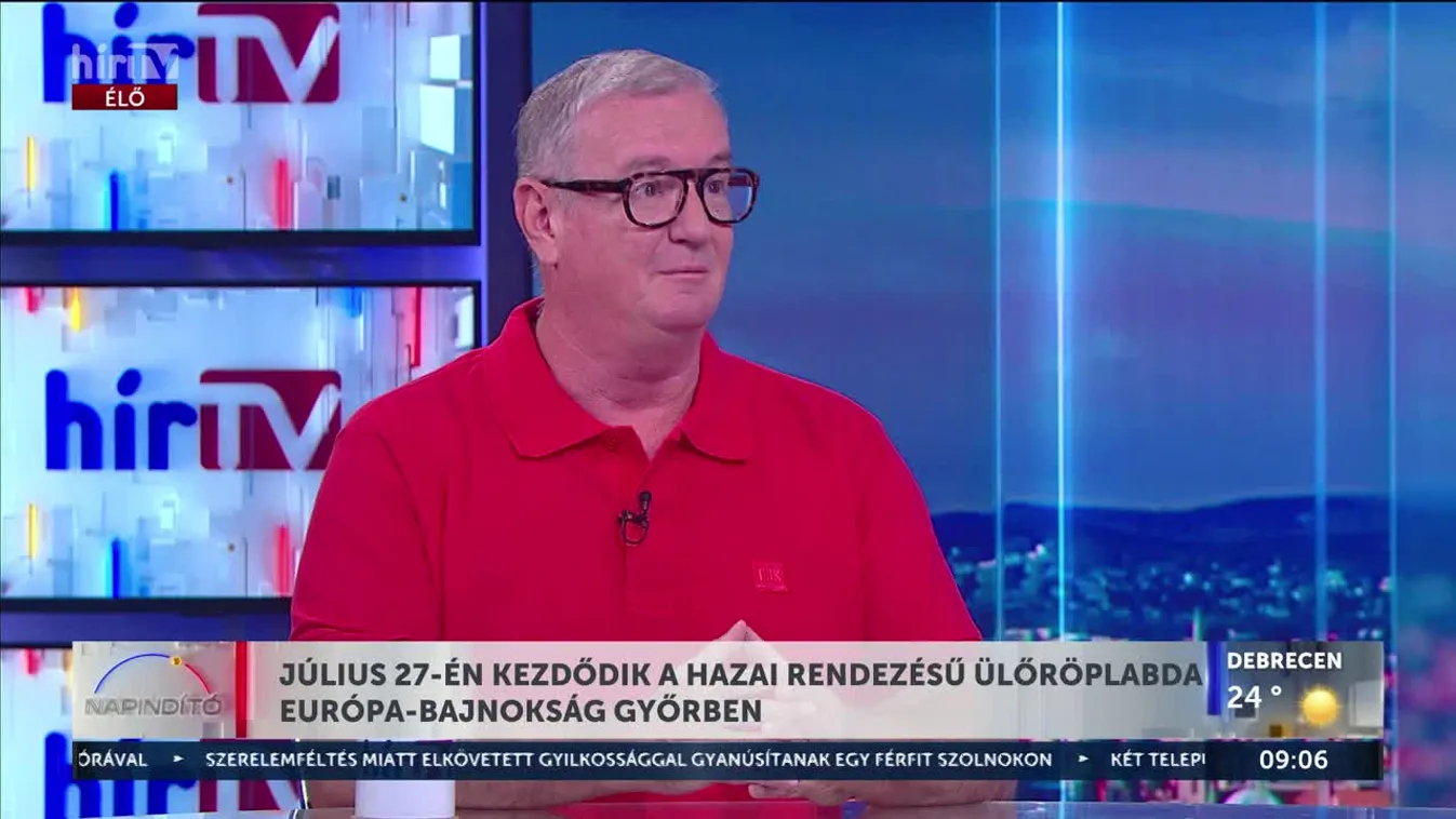 JÚLIUS 27-ÉN KEZDŐDIK A HAZAI RENDEZÉSŰ ÜLŐRÖPLABDA EURÓPA-BAJNOKSÁG GYŐRBEN