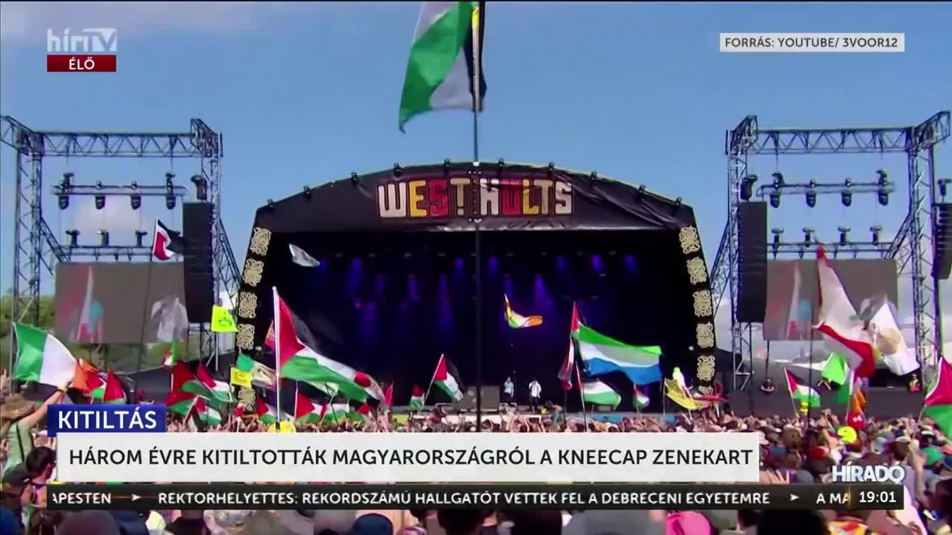 HÁROM ÉVRE KITILTOTTÁK MAGYARORSZÁGRÓL A KNEECAP ZENEKART