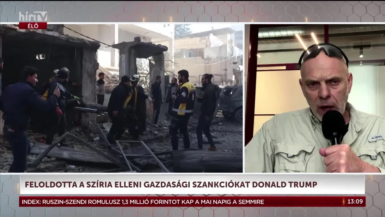 Láncreakció - Feloldotta a Szíria elleni gazdasági szankciókat Donald Trump