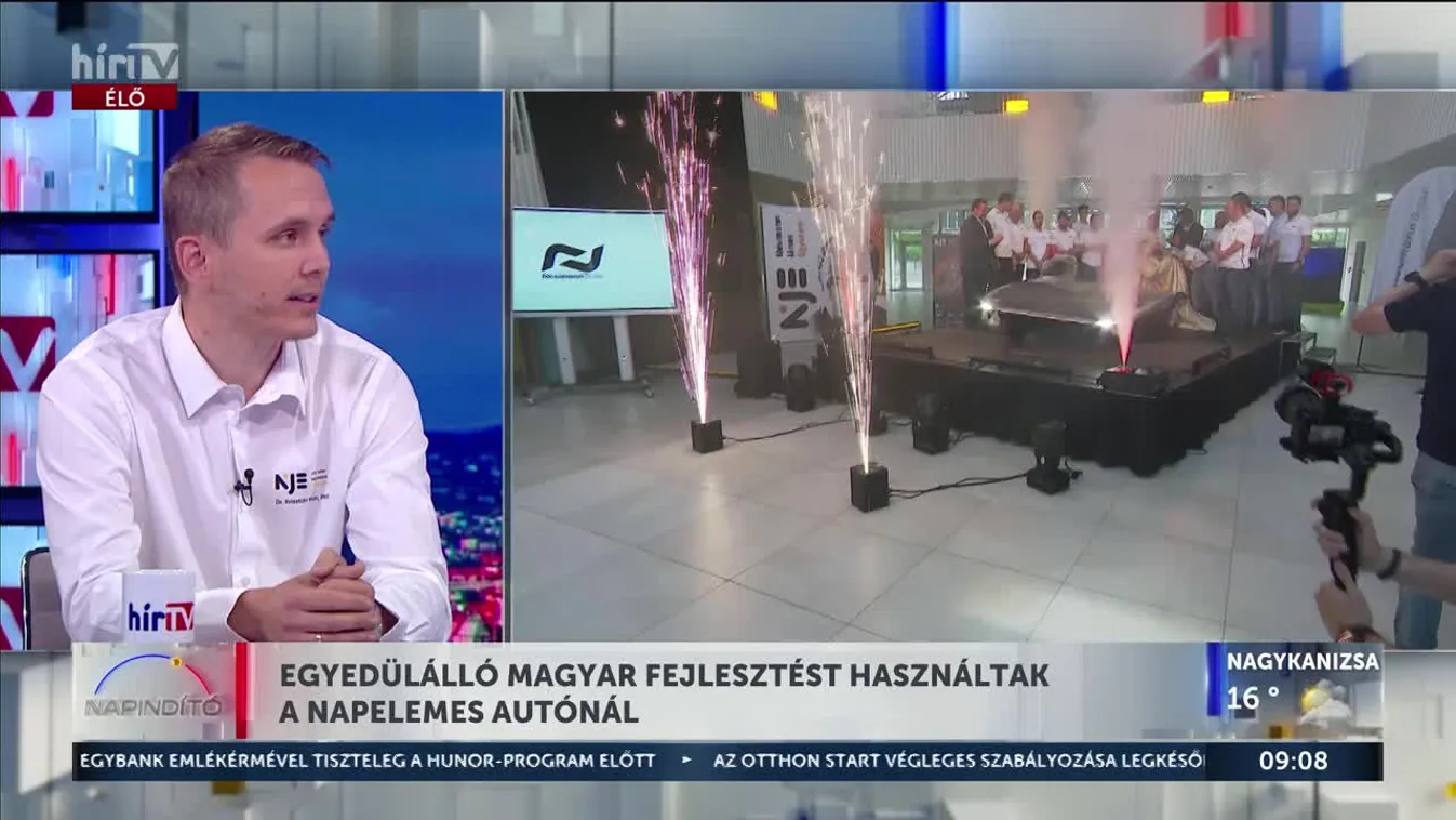 EGYEDÜLÁLLÓ MAGYAR FEJLESZTÉST HASZNÁLTAK A NAPELEMES AUTÓNÁL