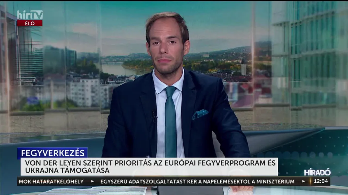 VON DER LEYEN SZERINT PRIORITÁS AZ EURÓPAI FEGYVERPROGRAM ÉS UKRAJNA TÁMOGATÁSA