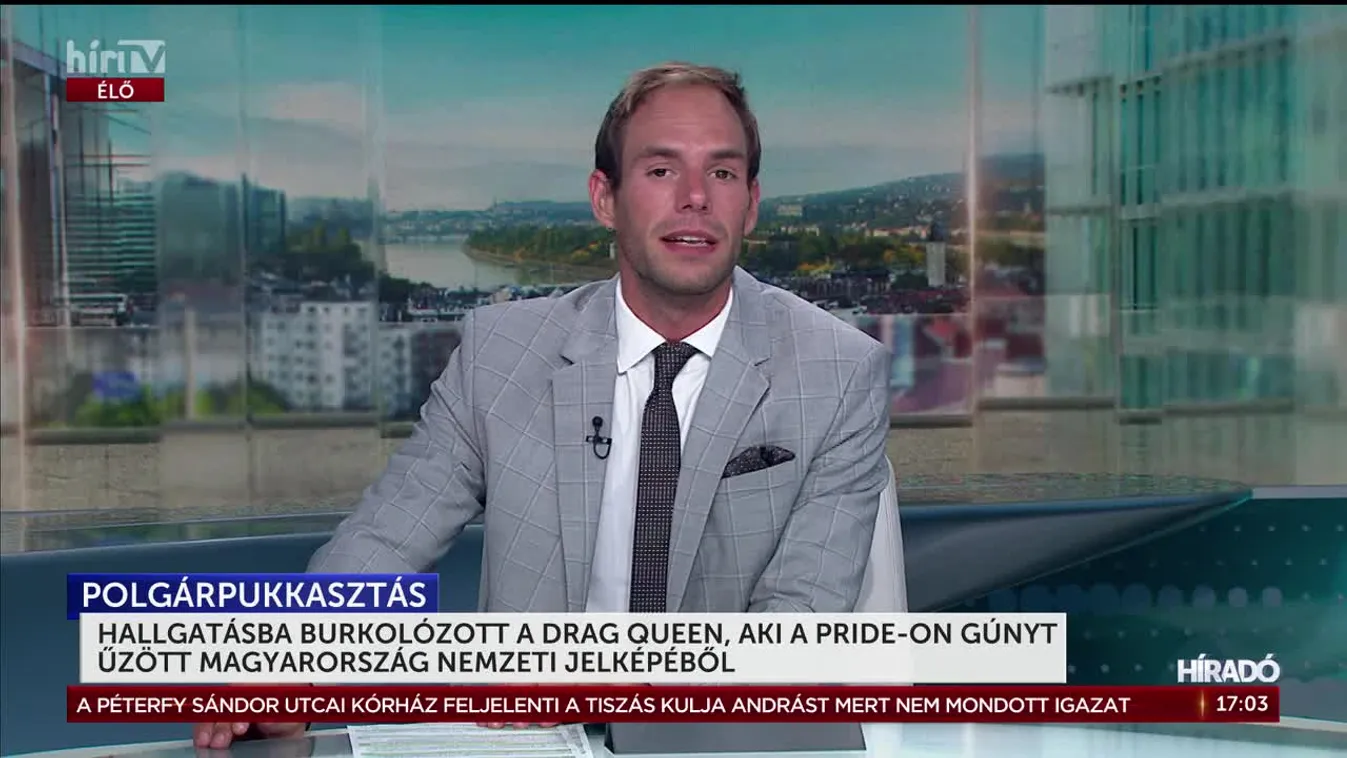 HALLGATÁSBA BURKOLÓZOTT A DRAG QUEEN, AKI A PRIDE-ON GÚNYT ŰZÖTT MAGYARORSZÁG NEMZETI JELKÉPÉBŐL