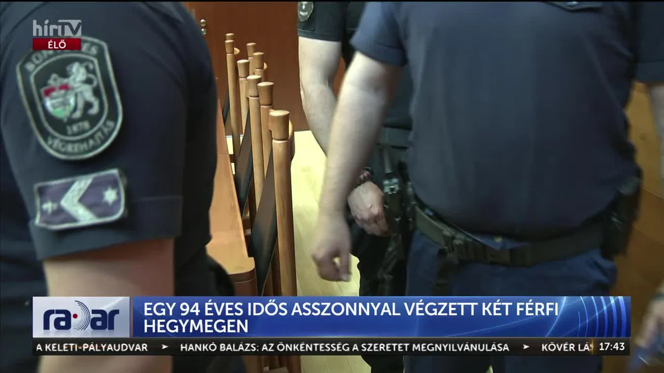 Radar - Egy 94 éves asszonnyal végzett két férfi