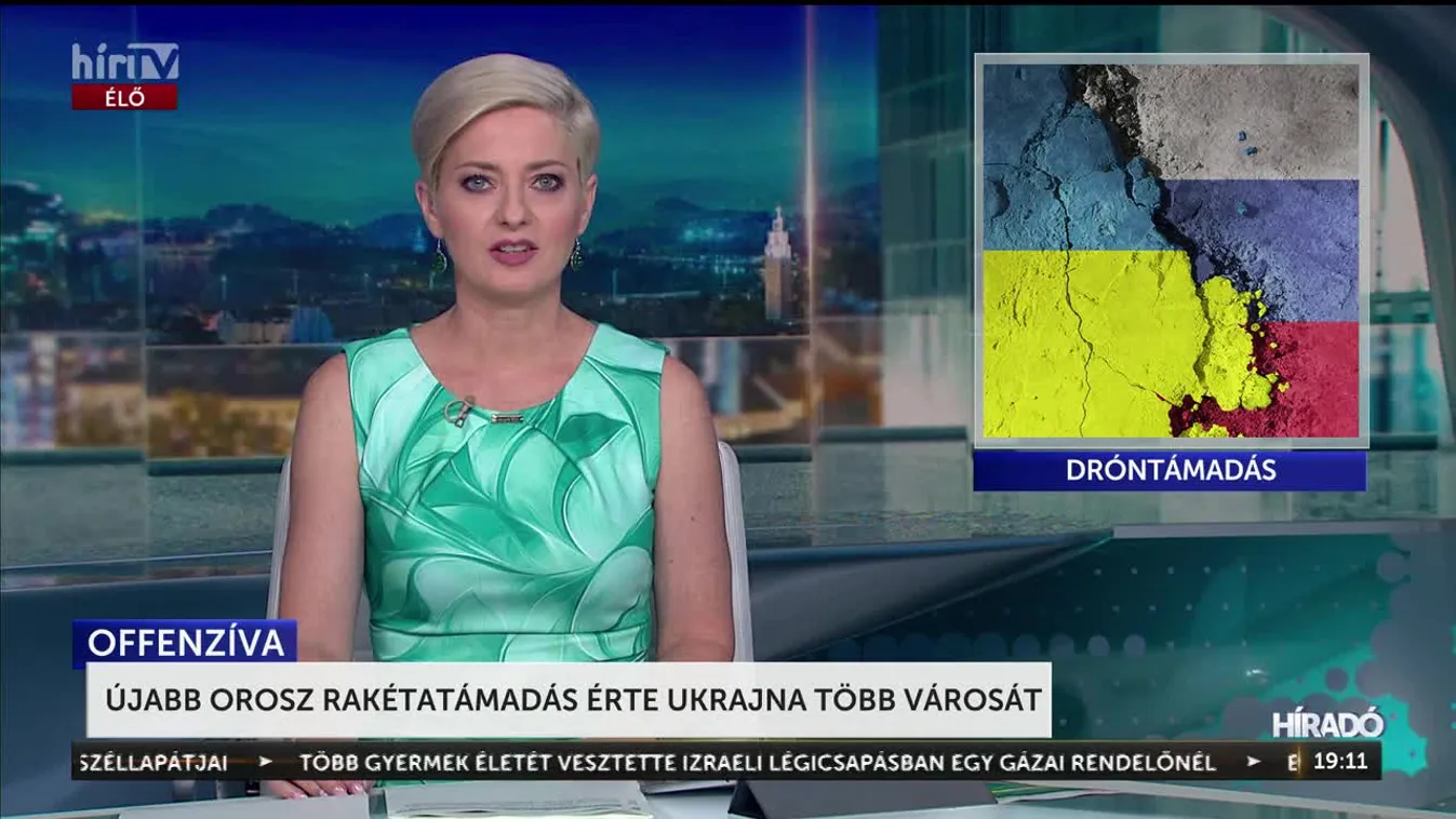 Újabb orosz rakétatámadás érte Ukrajna több városát