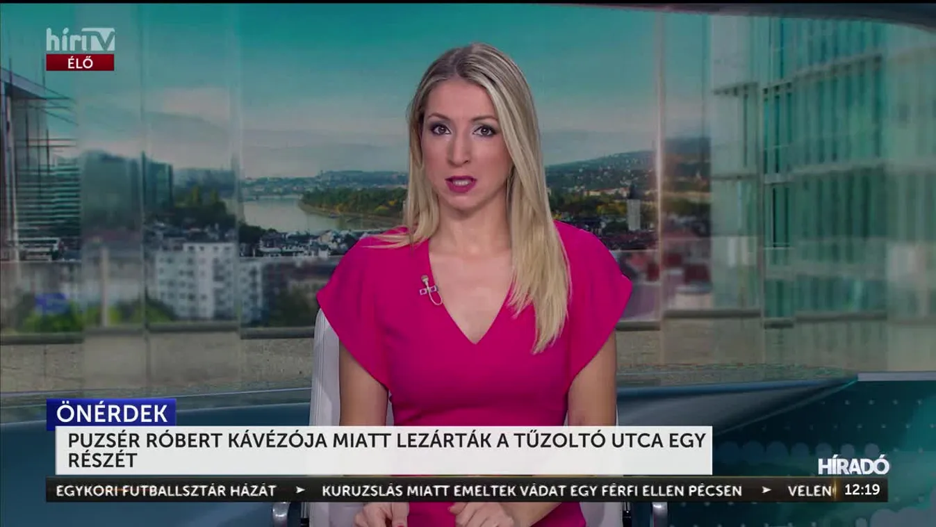 PUZSÉR RÓBERT KÁVÉZÓJA MIATT LEZÁRTÁK A TŰZOLTÓ UTCA EGY RÉSZÉT