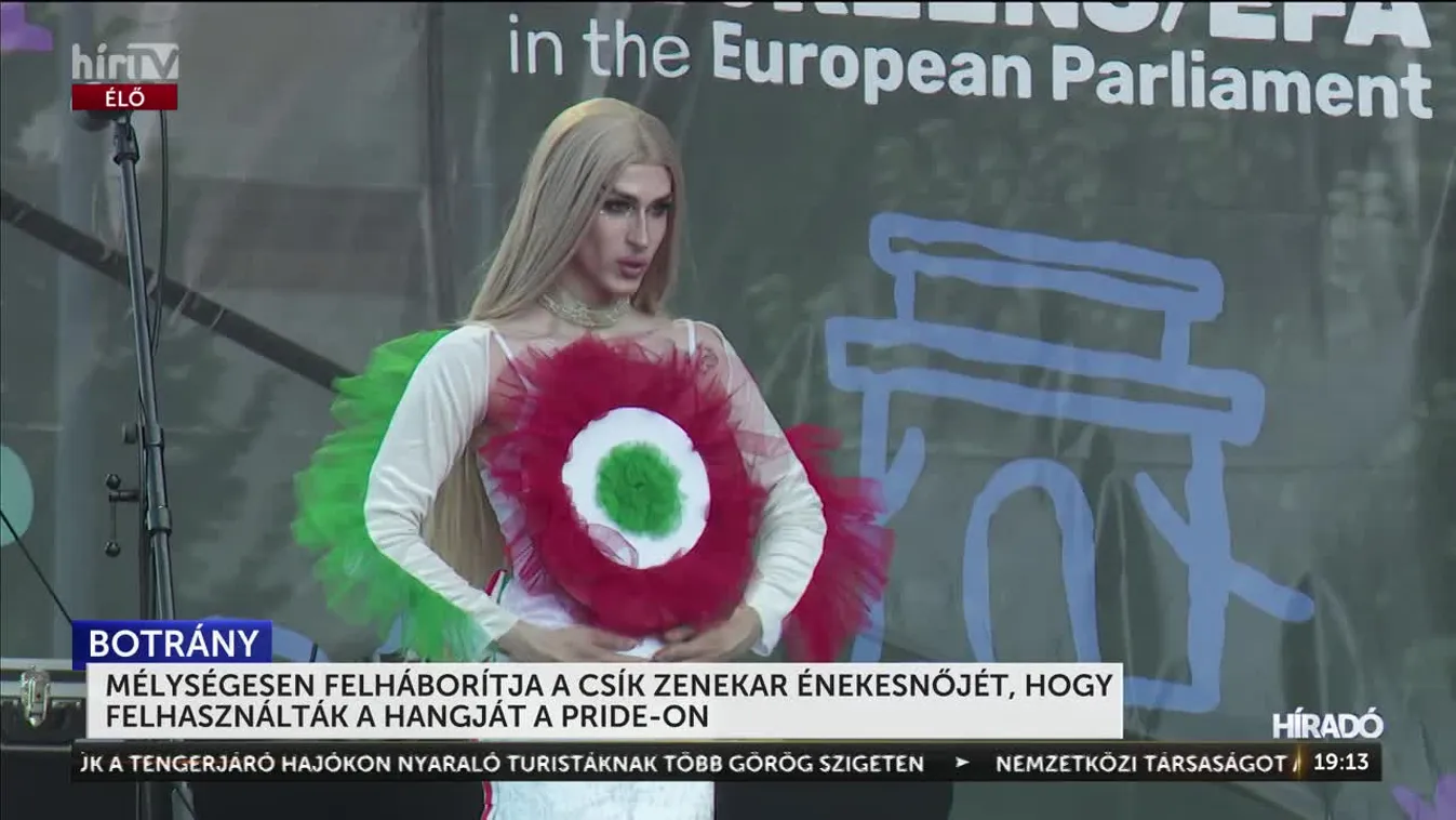 MÉLYSÉGESEN FELHÁBORÍTJA A CSÍK ZENEKAR ÉNEKESNŐJÉT, HOGY FELHASZNÁLTÁK A HANGJÁT A PRIDE-ON