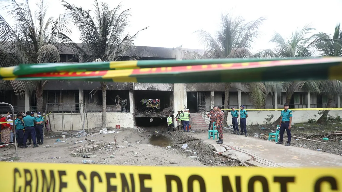 Nőtt a bangladesi légierő iskolára zuhant repülőgépe miatt elhunytak száma