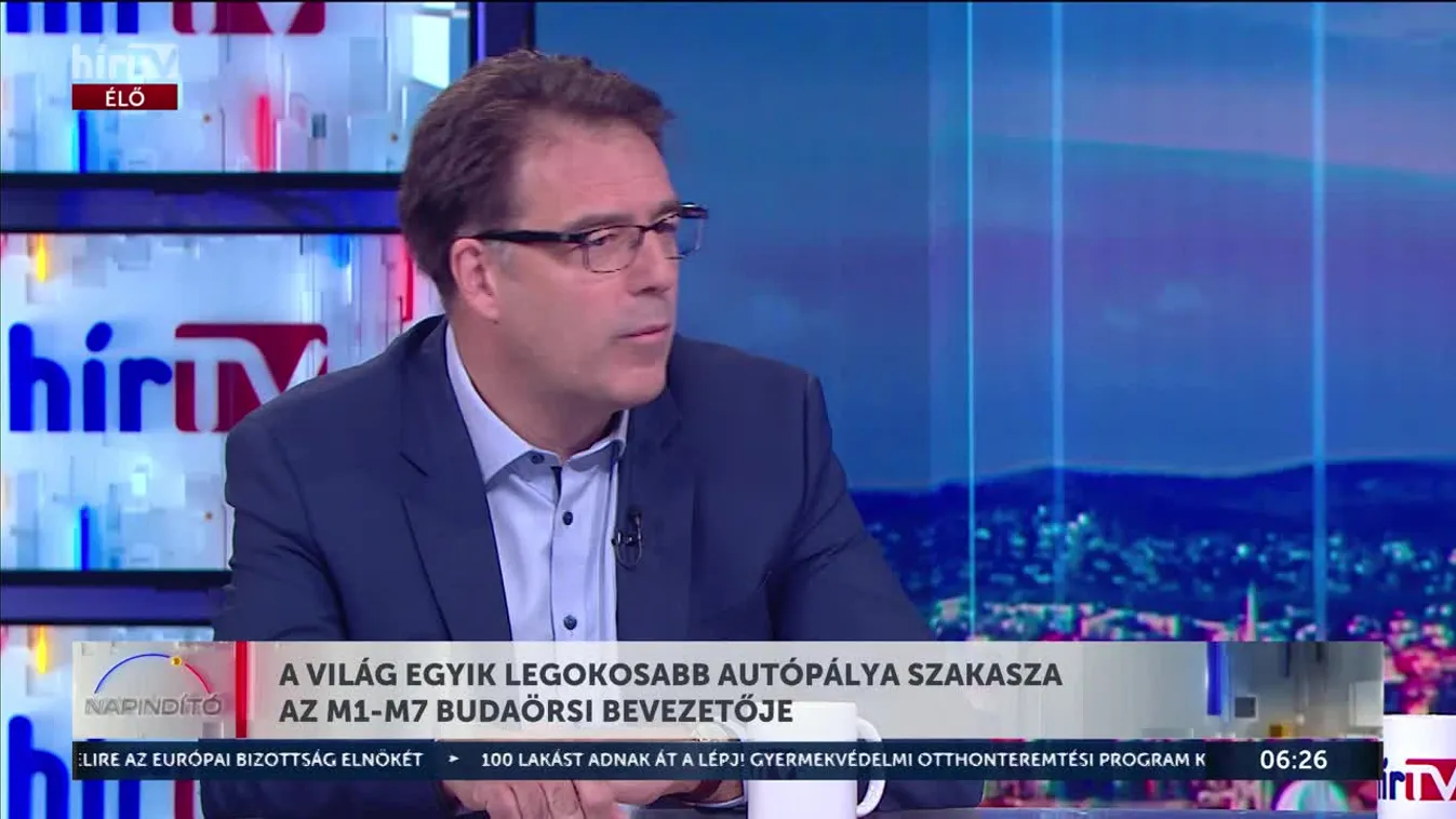 A világ egyik legokosabb autópálya szakasza az M1-M7 budaörsi bevezetője