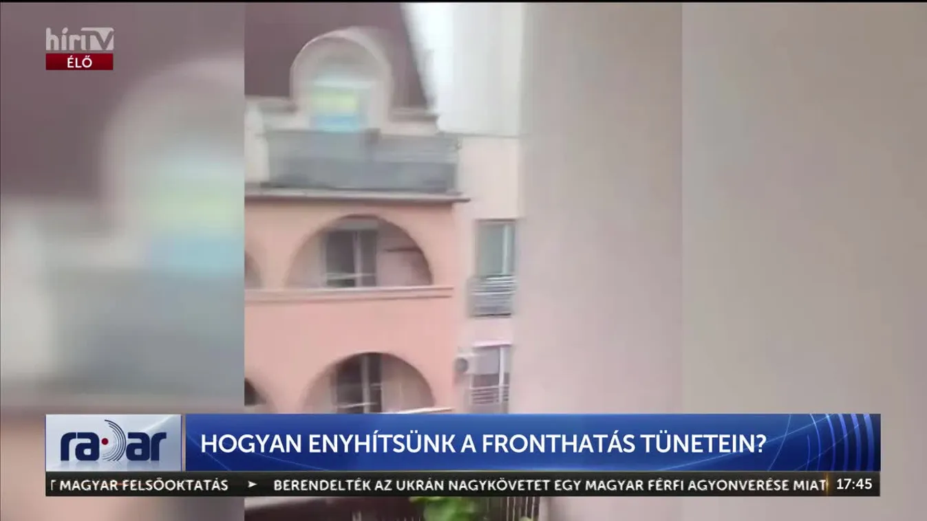 Radar - HOGYAN ENYHÍTSÜNK A FRONTHATÁS TÜNETEIN?