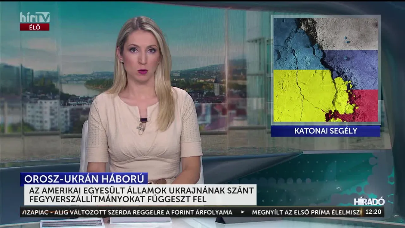 Az Amerikai Egyesült Államok Ukrajnának szánt fegyverszállítmányokat függeszt fel