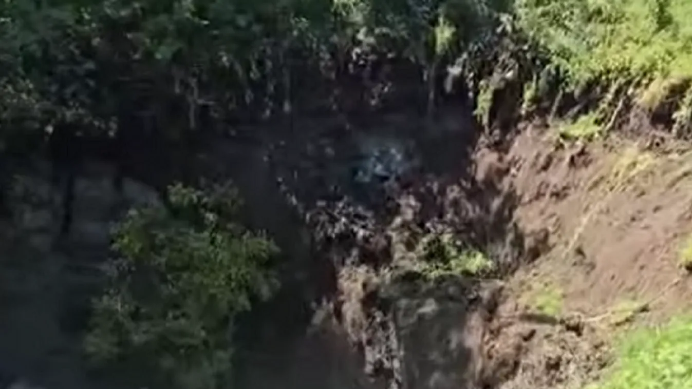 Komoly földcsuszamlás okozott riadalmat a történelmi Máramarosban