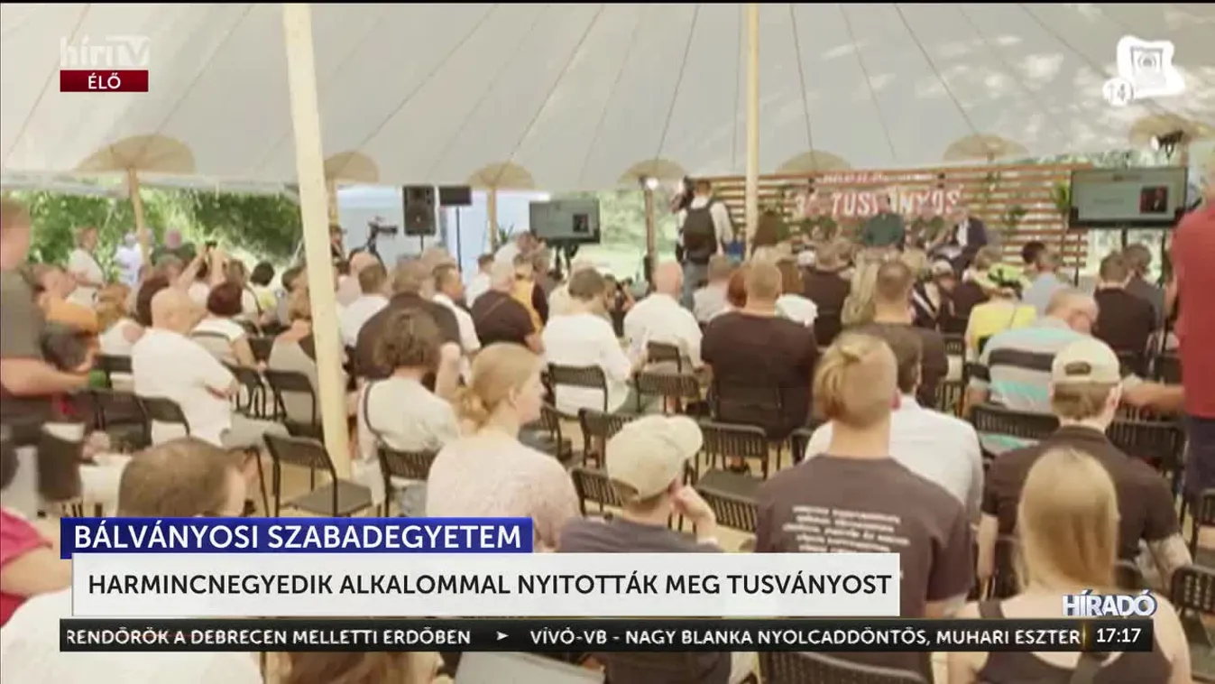 HARMINCNEGYEDIK ALKALOMMAL NYITOTTÁK MEG TUSVÁNYOST