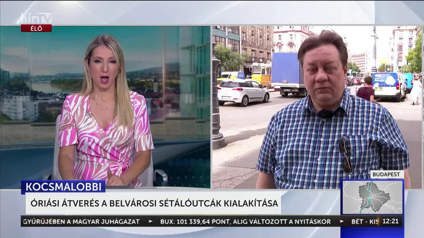 ÓRIÁSI ÁTVERÉS A BELVÁROSI SÉTÁLÓUTCÁK KIALAKÍTÁSA