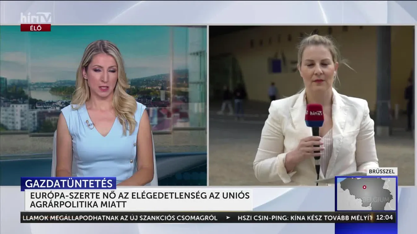 EURÓPA-SZERTE NŐ AZ ELÉGEDETLENSÉG AZ UNIÓS AGRÁRPOLITIKA MIATT