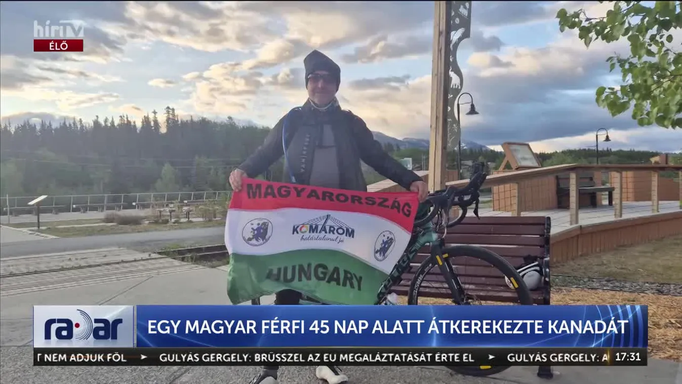 Radar - EGY MAGYAR FÉRFI 45 NAP ALATT ÁTKEREKEZTE KANADÁT