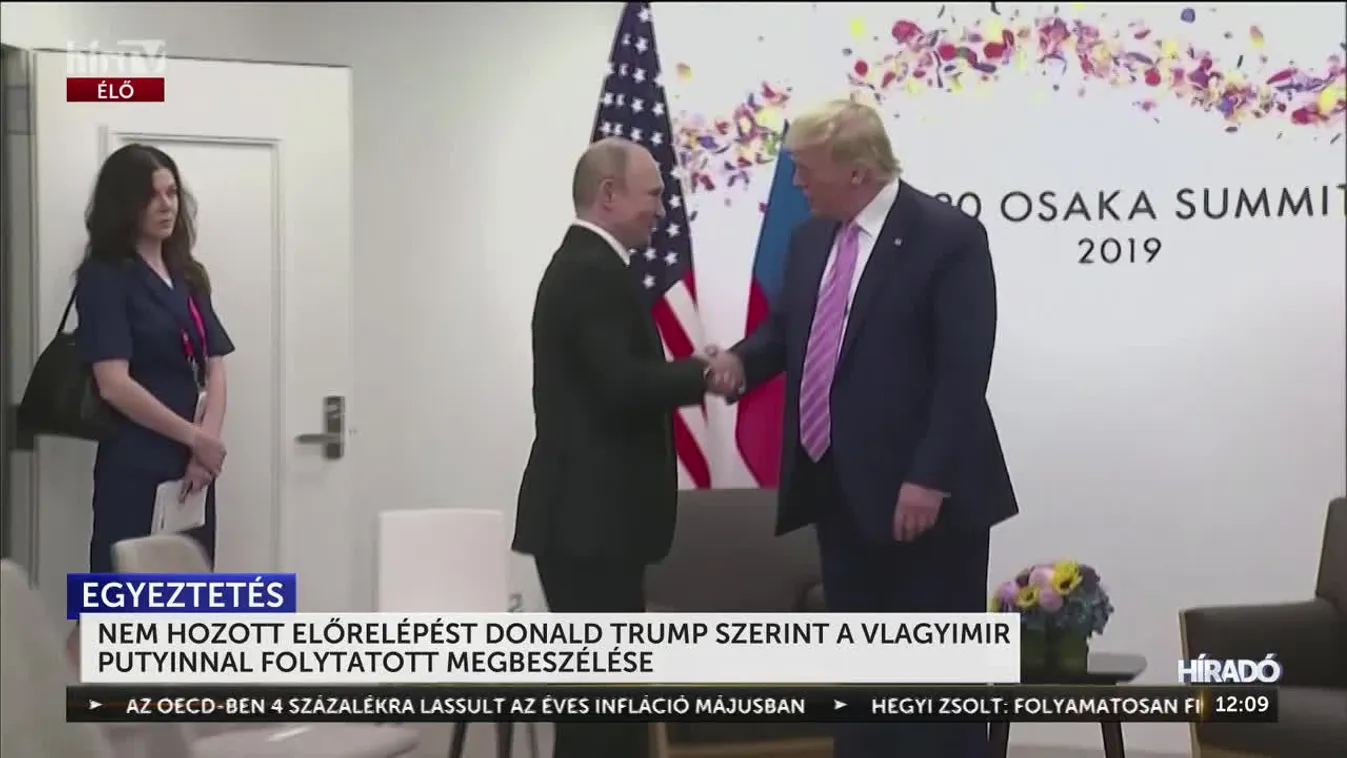 NEM HOZOTT ELŐRELÉPÉST DONALD TRUMP SZERINT A VLAGYIMIR PUTYINNAL FOLYTATOTT MEGBESZÉLÉSE
