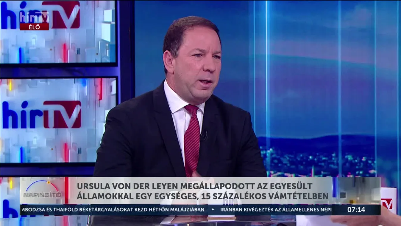 Ursula von der Leyen megállapodott az Egyesült Államokkal egy egységes, 15 százalékos vámtételben