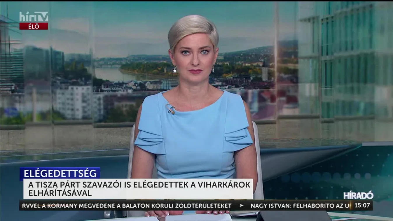 A TISZA PÁRT SZAVAZÓI IS ELÉGEDETTEK A VIHARKÁROK ELHÁRÍTÁSÁVAL