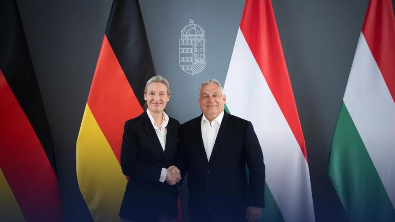 „Európa óriási kihívások előtt áll" – Orbán Viktor fogadta Alice Weidelt