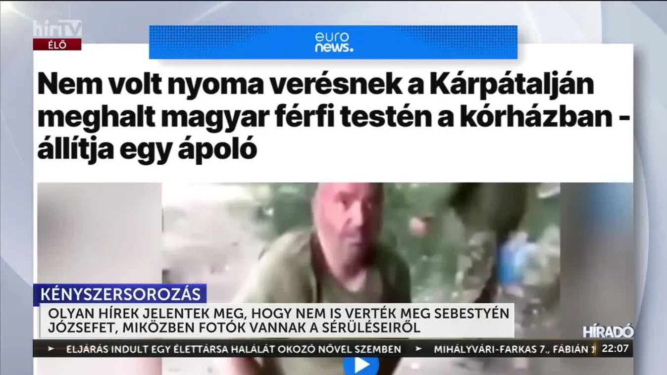 Olyan hírek jelentek meg, hogy nem is verték meg Sebestyén Józsefet, miközben fotók vannak a sérüléseiről