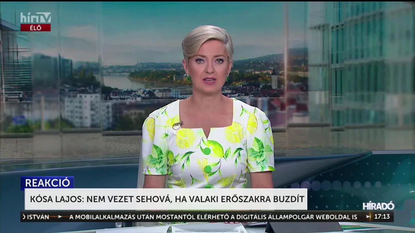 KÓSA LAJOS: NEM VEZET SEHOVÁ, HA VALAKI ERŐSZAKRA BUZDÍT