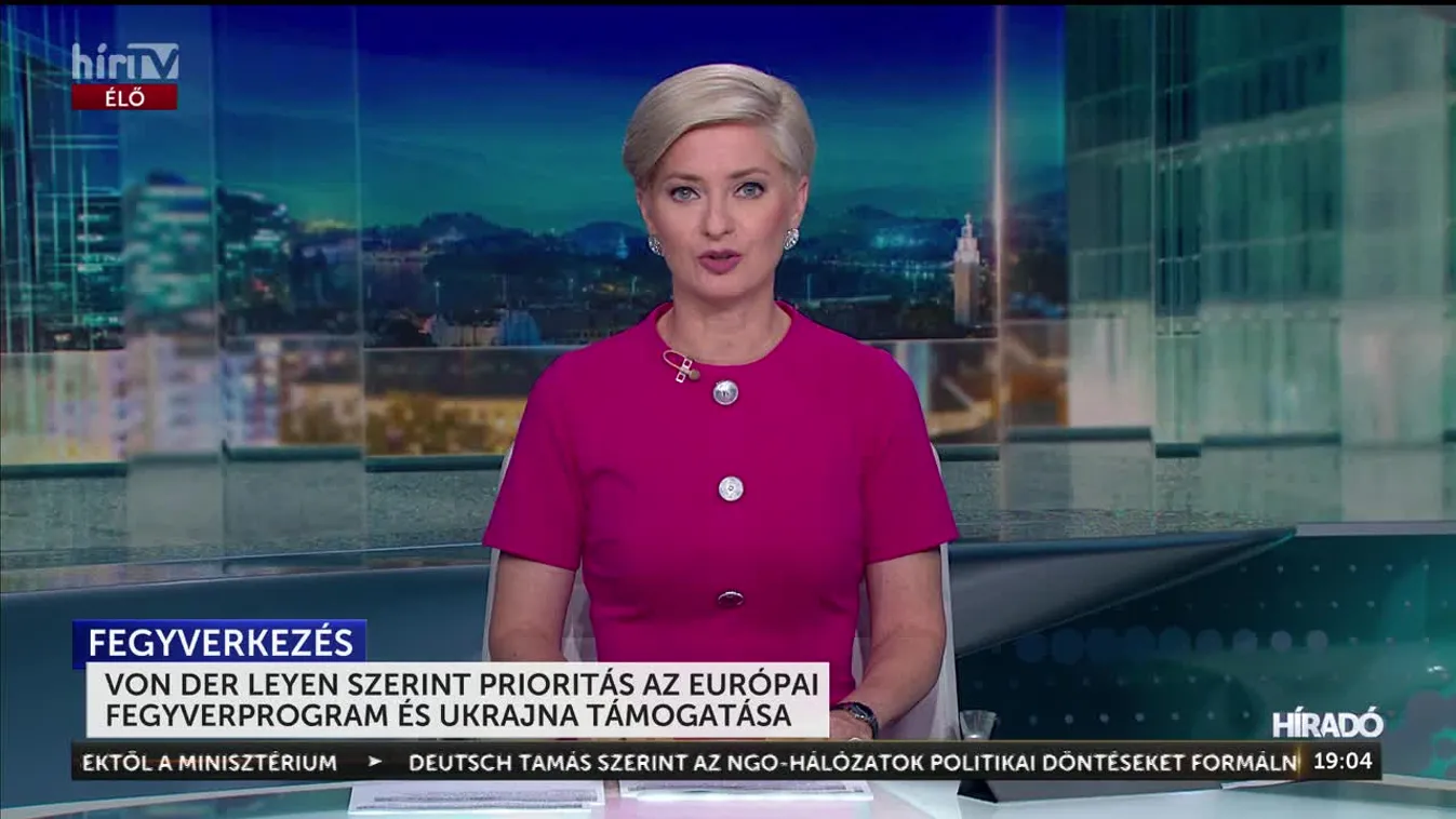 VON DER LEYEN SZERINT PRIORITÁS AZ EURÓPAI FEGYVERPROGRAM ÉS UKRAJNA TÁMOGATÁSA
