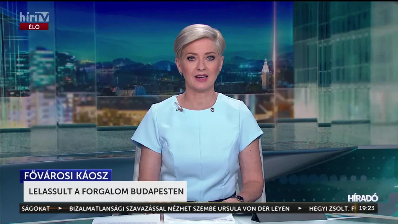 Lelassult a forgalom Budapesten