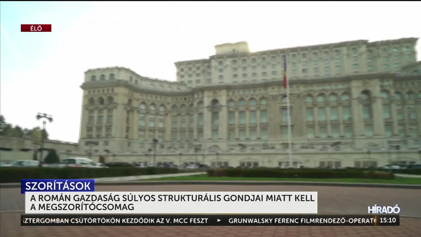 A ROMÁN GAZDASÁG SÚLYOS STRUKTURÁLIS GONDJAI MIATT KELL A MEGSZORÍTÓCSOMAG