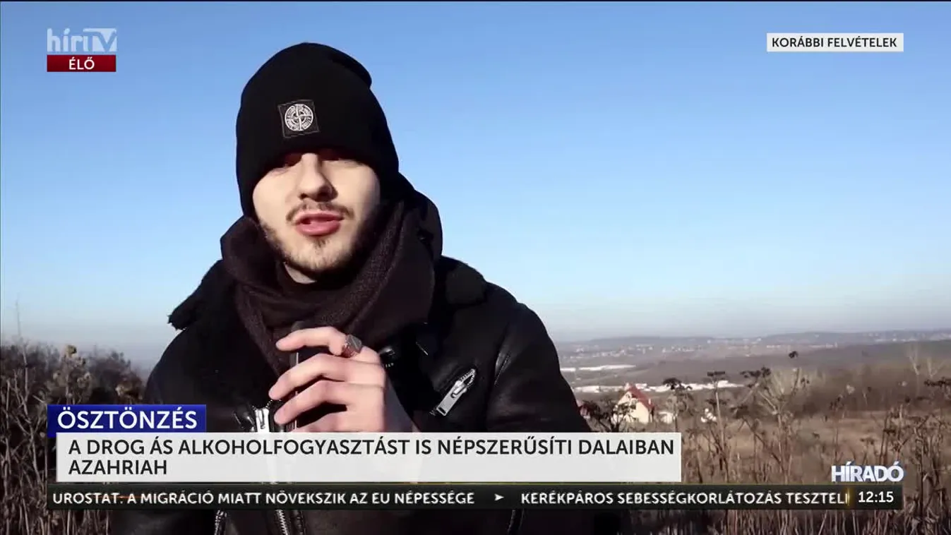 A DROG ÁS ALKOHOLFOGYASZTÁST IS NÉPSZERŰSÍTI DALAIBAN AZAHRIAH