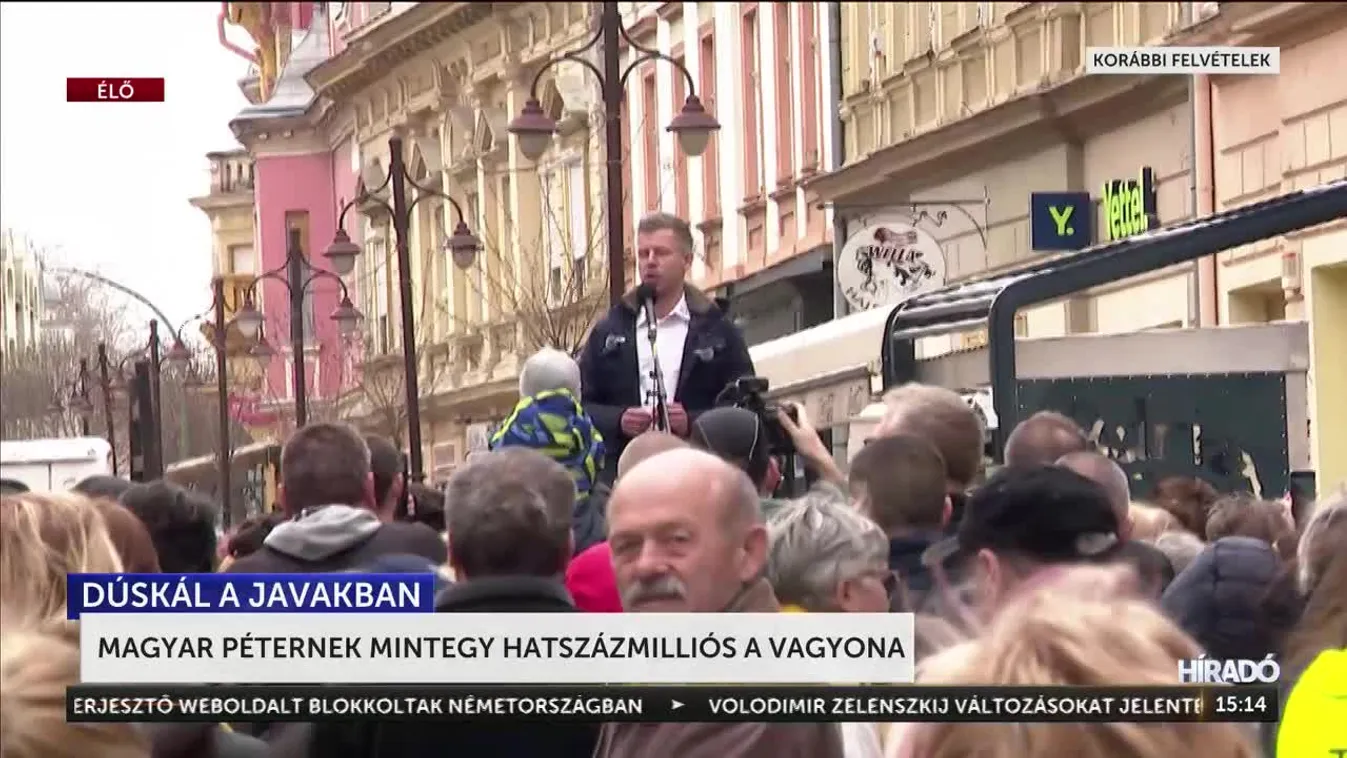 MAGYAR PÉTERNEK MINTEGY HATSZÁZMILLIÓS A VAGYONA