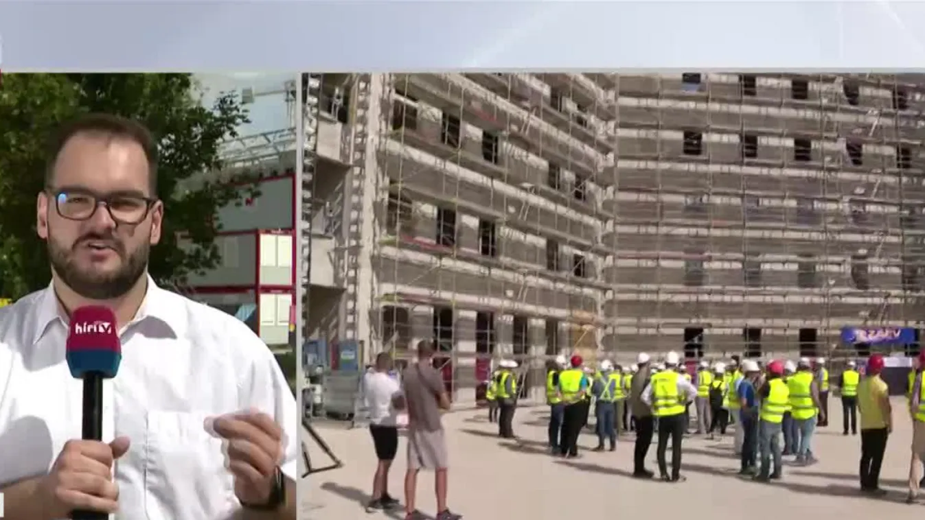 Szerkezetkész a katasztrófavédelmi speciális képzési központ új épülete + videó