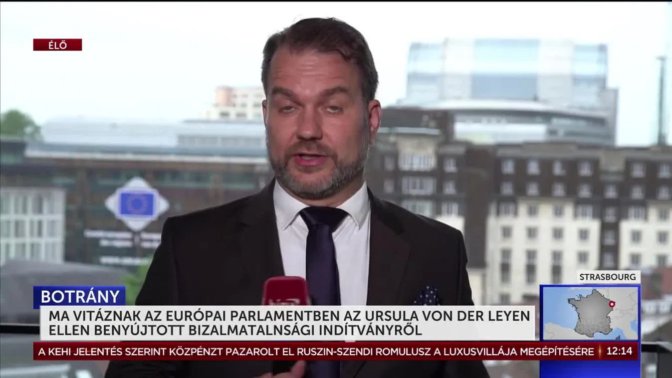 MA VITÁZNAK AZ EURÓPAI PARLAMENTBEN AZ URSULA VON DER LEYEN ELLEN BENYÚJTOTT BIZALMATALNSÁGI INDÍTVÁNYRŐL