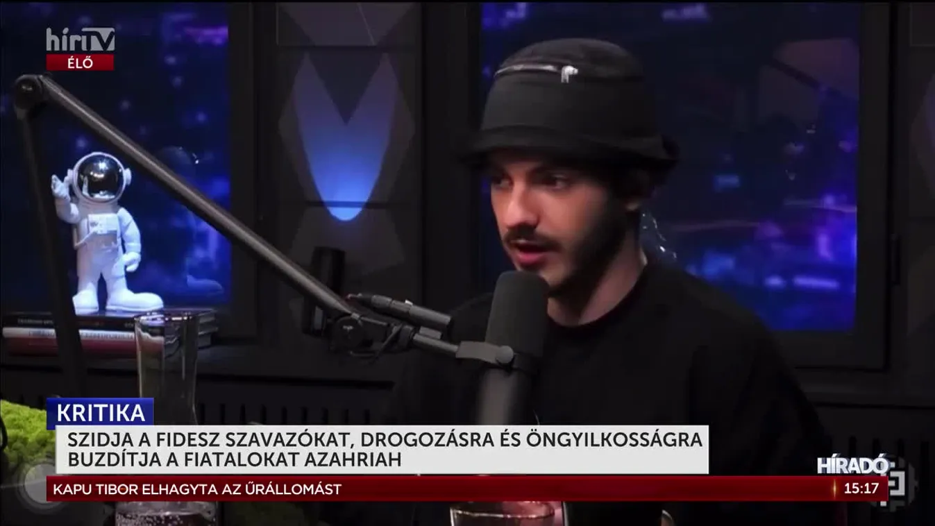 A megválasztott miniszterelnököt mocskolja, és drogozásra, valamint öngyilkosságra buzdítja a fiatalokat Azariah  + videó