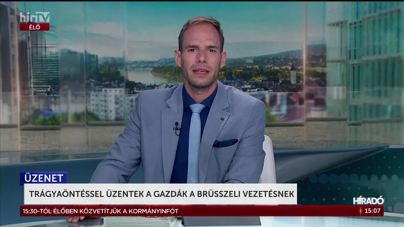 TRÁGYAÖNTÉSSEL ÜZENTEK A MAGYAR GAZDÁK A BRÜSSZELI VEZETÉSNEK