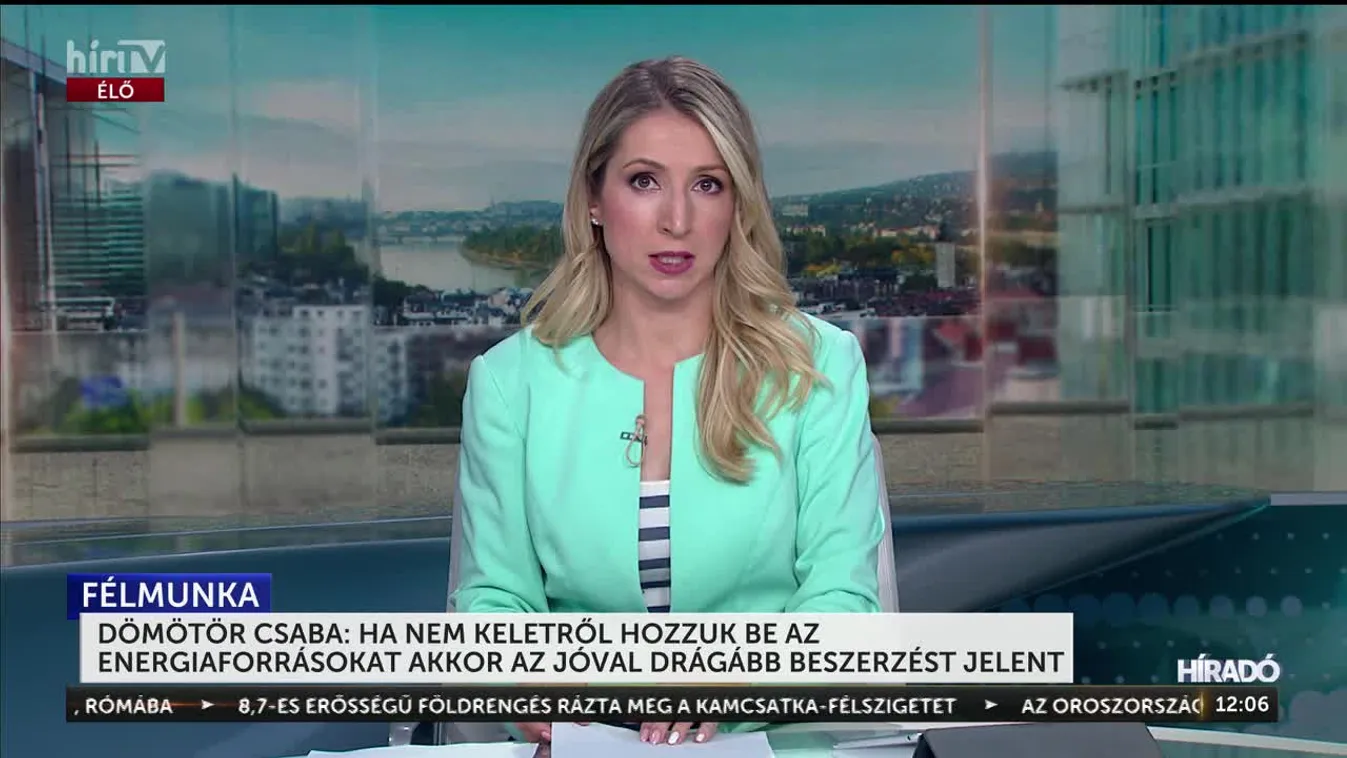 DÖMÖTÖR CSABA: HA NEM KELETRŐL HOZZUK BE AZ ENERGIAFORRÁSOKAT AKKOR AZ JÓVAL DRÁGÁBB BESZERZÉST JELENT