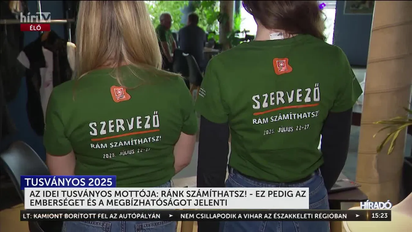 AZ IDEI TUSVÁNYOS MOTTÓJA: RÁNK SZÁMÍTHATSZ! - EZ PEDIG AZ EMBERSÉGET ÉS A MEGBÍZHATÓSÁGOT JELENTI