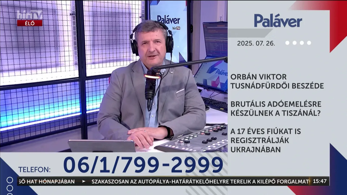 Paláver: Brutális adóemelésre készülnek a Tiszánál? + videó