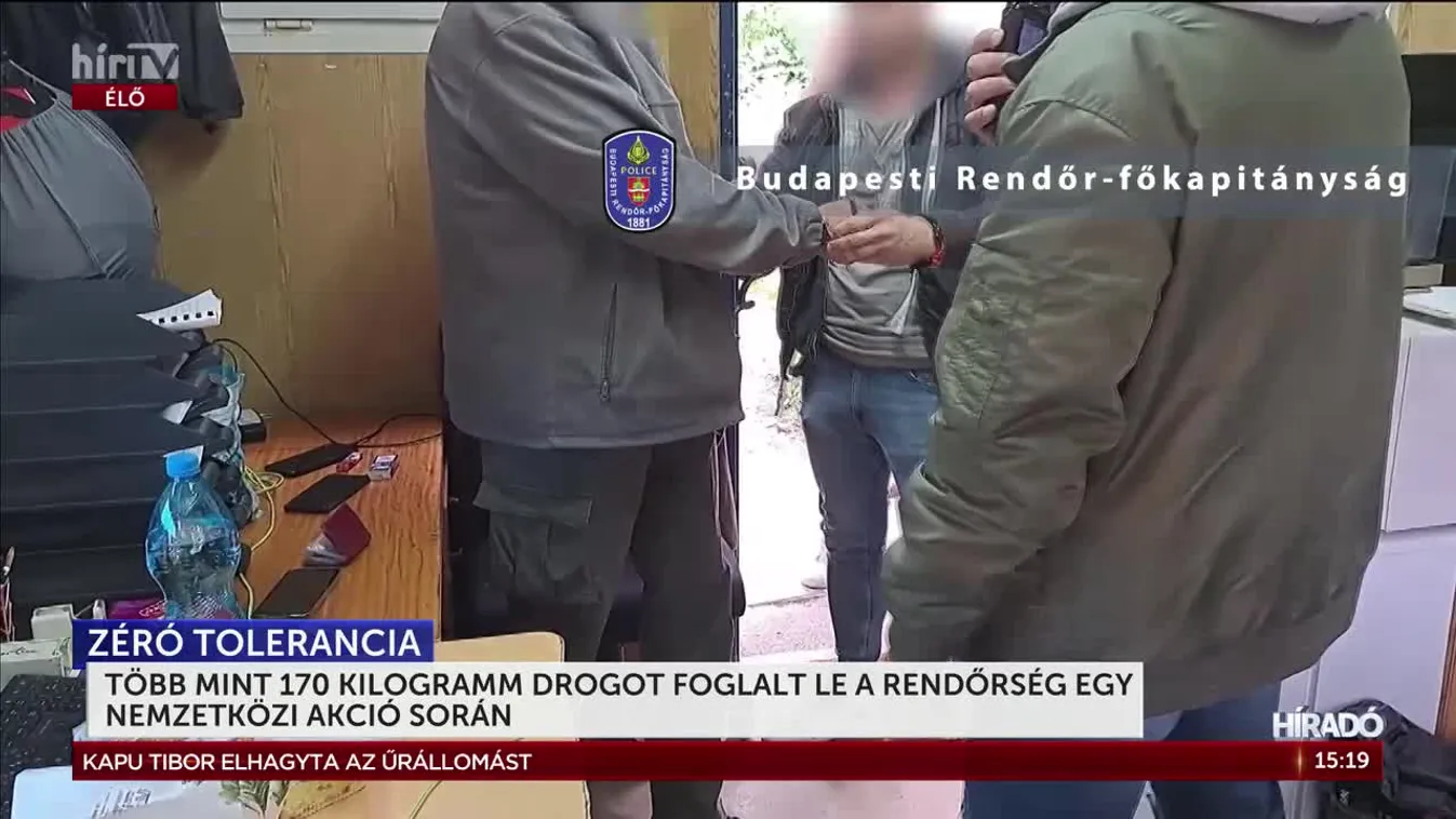 TÖBB MINT 170 KILOGRAMM DROGOT FOGLALT LE A RENDŐRSÉG EGY NEMZETKÖZI AKCIÓ SORÁN
