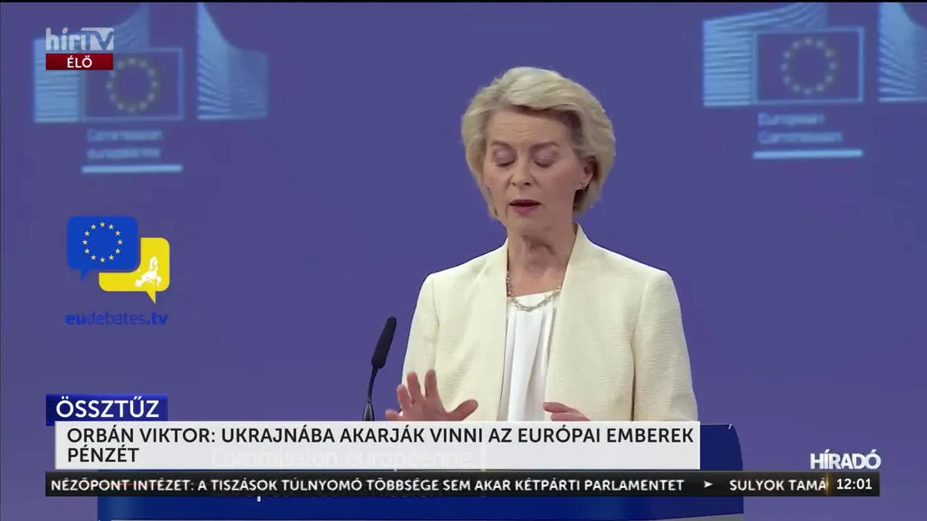 ORBÁN VIKTOR: UKRAJNÁBA AKARJÁK VINNI AZ EURÓPAI EMBEREK PÉNZÉT