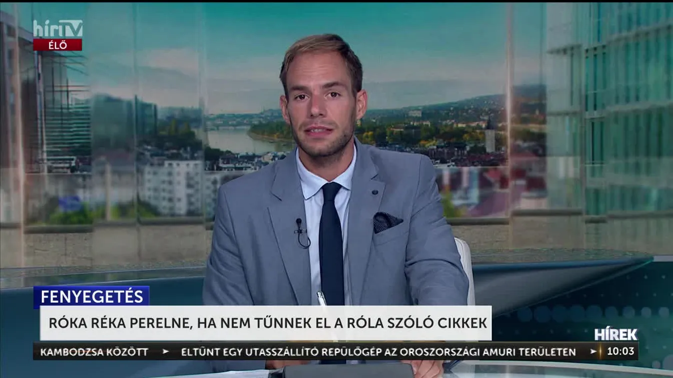 RÓKA RÉKA PERELNE, HA NEM TŰNNEK EL A RÓLA SZÓLÓ CIKKEK