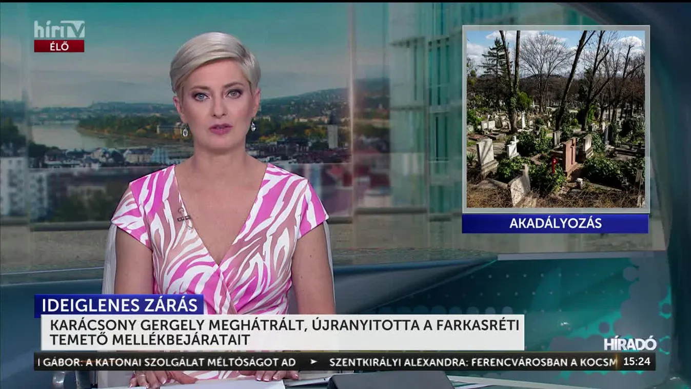 KARÁCSONY GERGELY MEGHÁTRÁLT, ÚJRANYITOTTA A FARKASRÉTI TEMETŐ MELLÉKBEJÁRATAIT