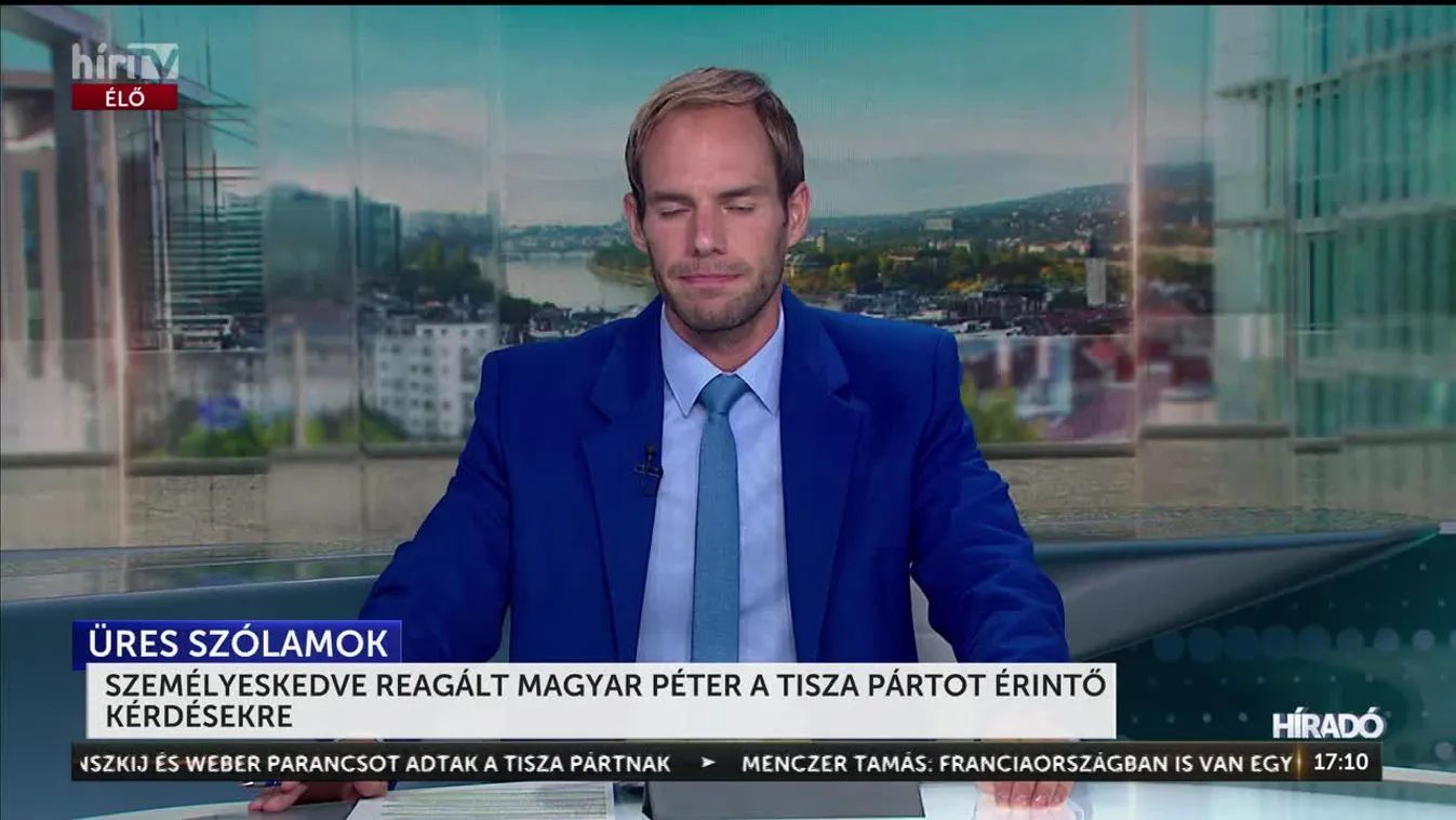 SZEMÉLYESKEDVE REAGÁLT MAGYAR PÉTER A TISZA PÁRTOT ÉRINTŐ KÉRDÉSEKRE