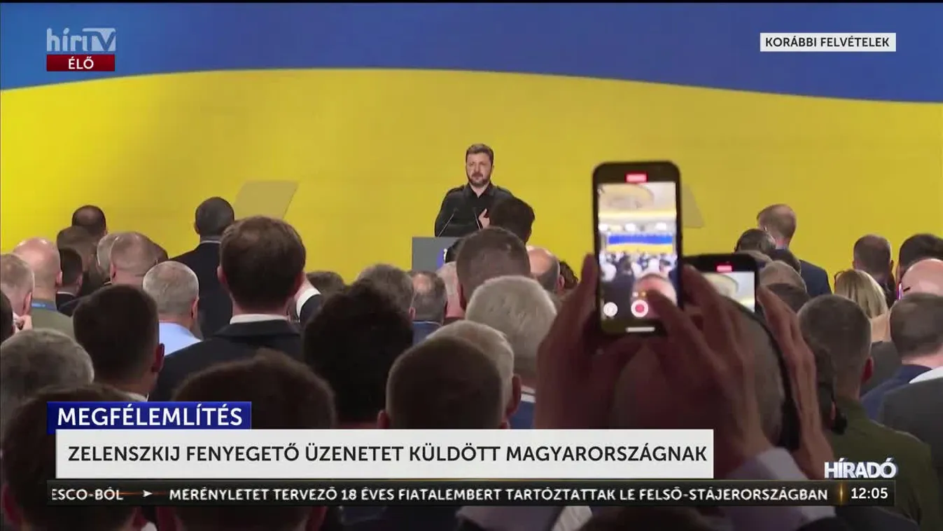 ZELENSZKIJ FENYEGETŐ ÜZENETET KÜLDÖTT MAGYARORSZÁGNAK