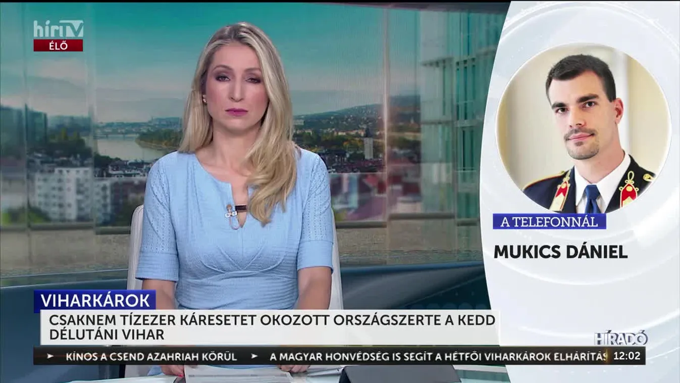 Csaknem tízezer káresetet okozott országszerte a kedd délutáni vihar