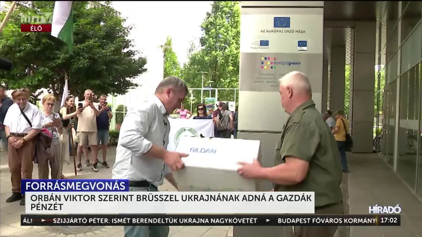 ORBÁN VIKTOR SZERINT BRÜSSZEL UKRAJNÁNAK ADNÁ A GAZDÁK PÉNZÉT