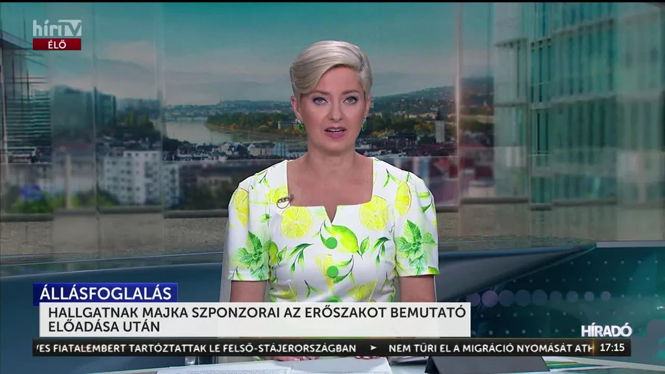 HALLGATNAK MAJKA SZPONZORAI AZ ERŐSZAKOT BEMUTATÓ ELŐADÁSA UTÁN