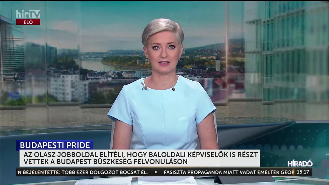 AZ OLASZ JOBBOLDAL ELÍTÉLI, HOGY BALOLDALI KÉPVISELŐK IS RÉSZT VETTEK A BUDAPEST BÜSZKESÉG FELVONULÁSON