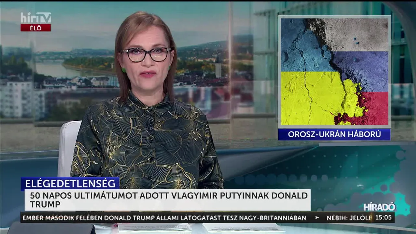 50 NAPOS ULTIMÁTUMOT ADOTT VLAGYIMIR PUTYINNAK DONALD TRUMP