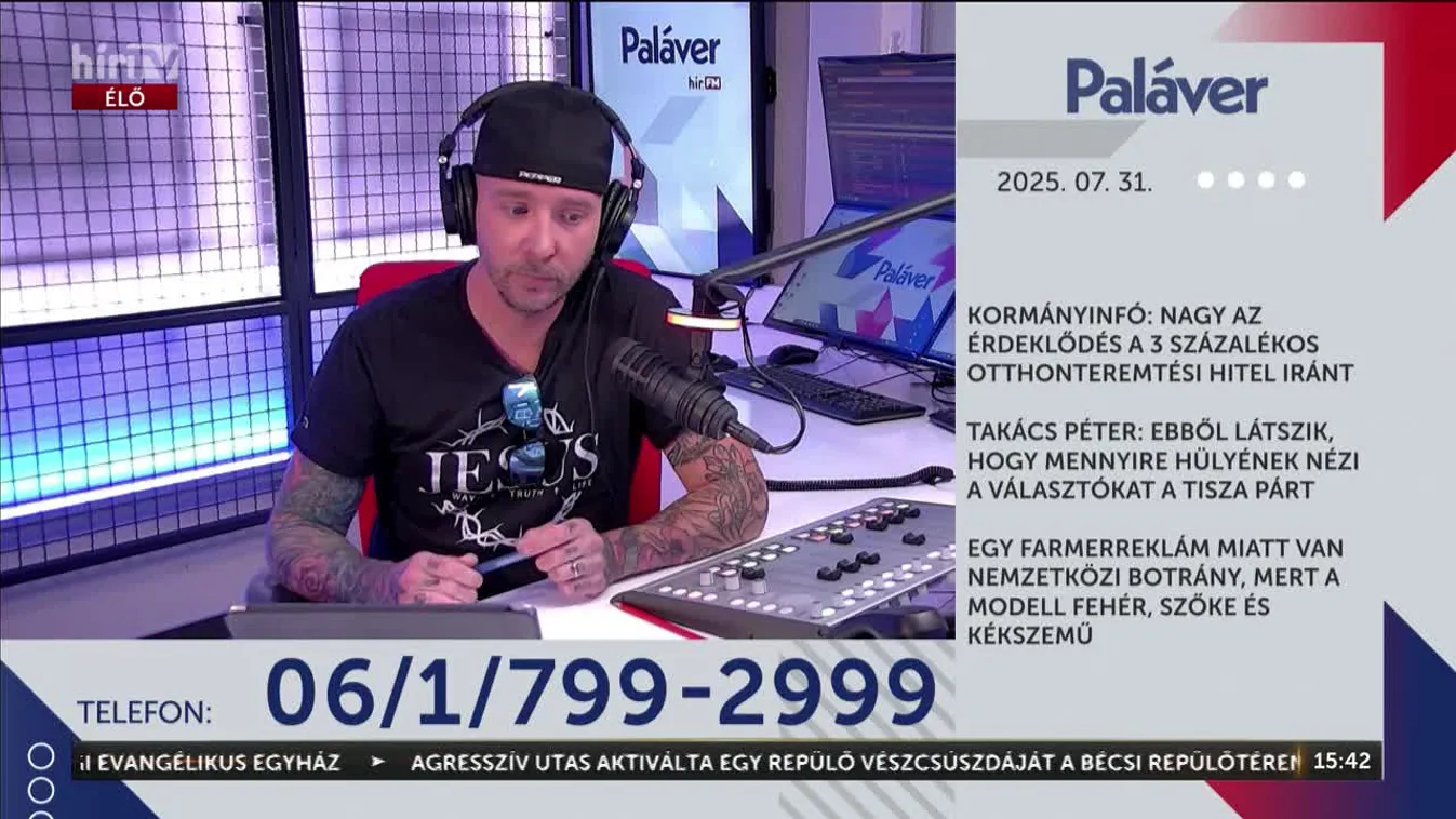 Paláver - Takács Péter: Ebből látszik, hogy mennyire hülyének nézi a választókat a Tisza Párt