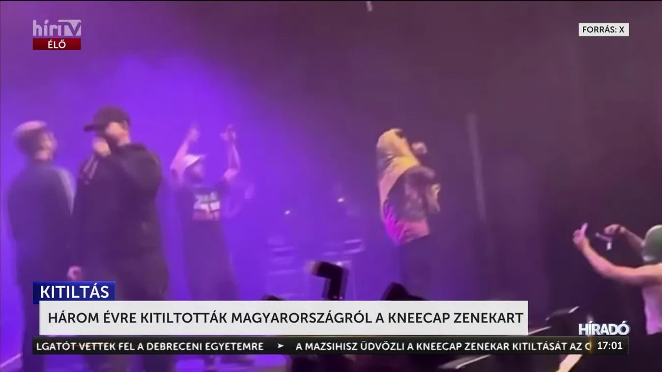 HÁROM ÉVRE KITILTOTTÁK MAGYARORSZÁGRÓL A KNEECAP ZENEKART